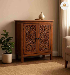 5 Hand-Carved Cabinet Designs to Elevate Your Living Room Decor