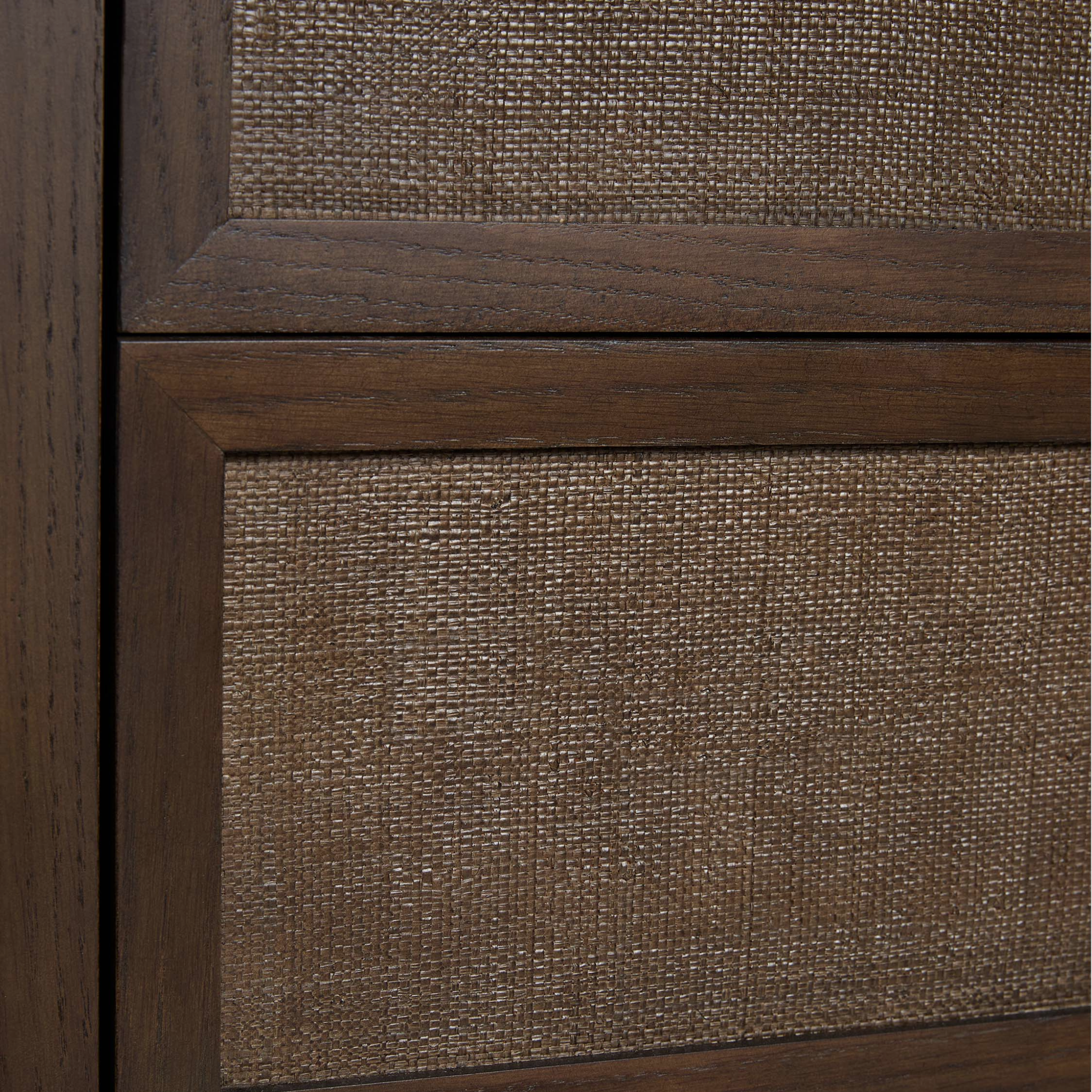 Caligo Cane Sideboard – Dark Walnut Elegance