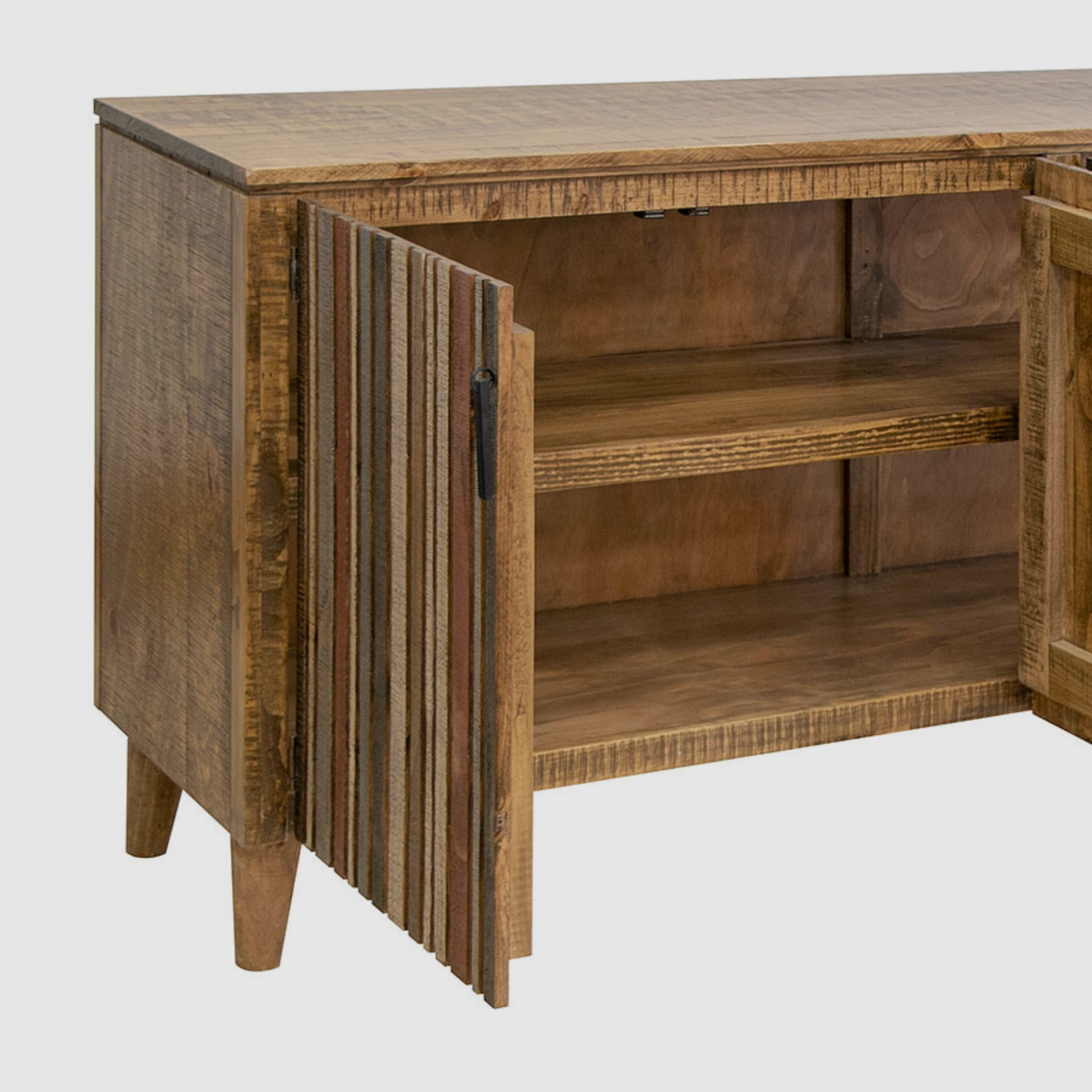 SOLANO Sideboard – Striped Rhythm in Reclaimed Wood
