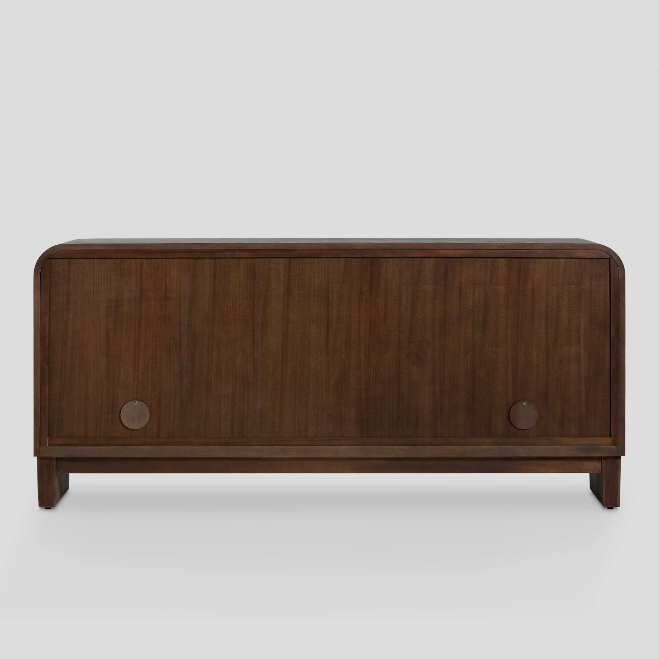 Caligo Cane Sideboard – Dark Walnut Elegance
