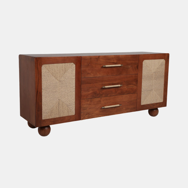65" Acacia Abacus Sideboard – Brown