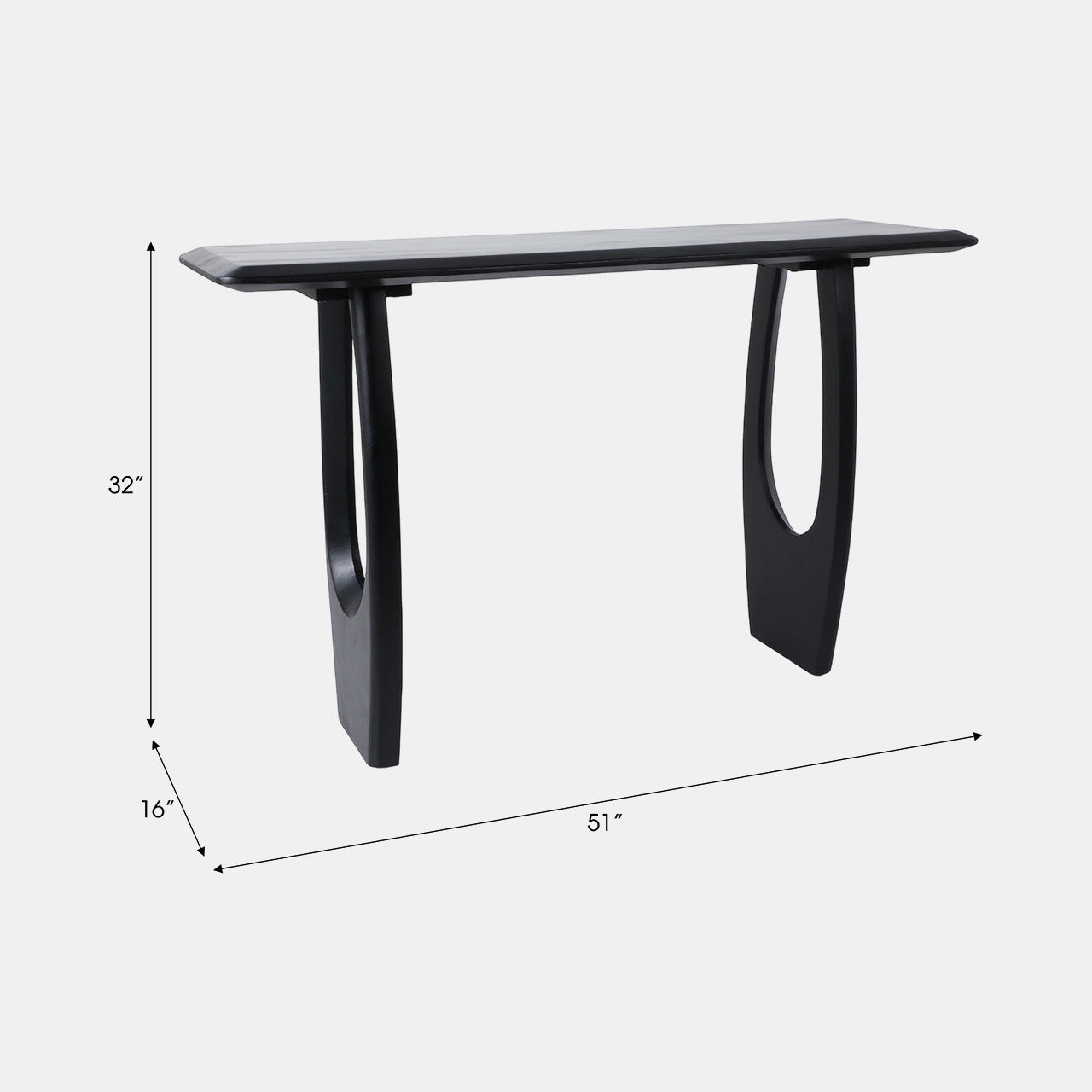 Modern Mid-Century Console Table
