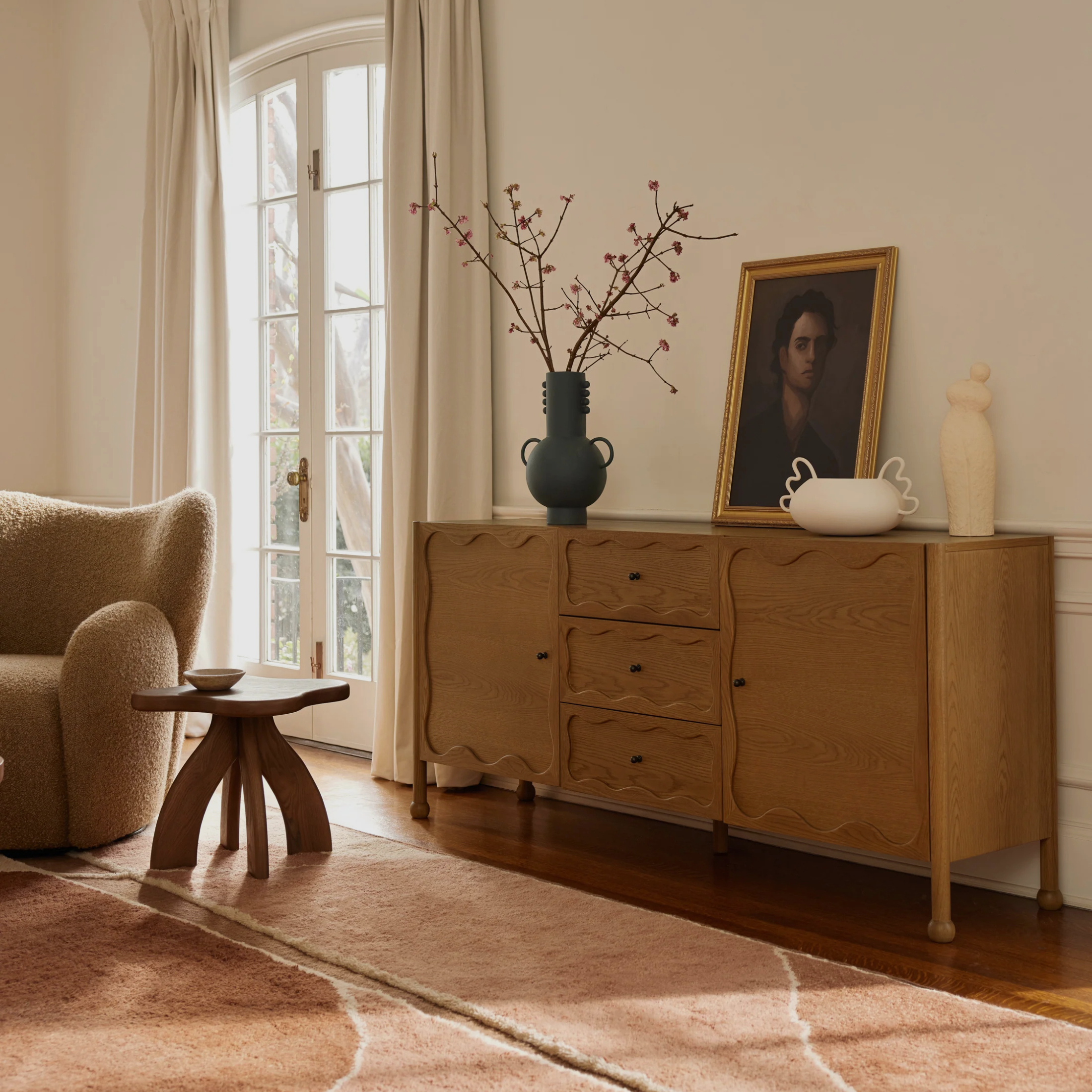 Lunelle Sideboard – Whimsy in Wood