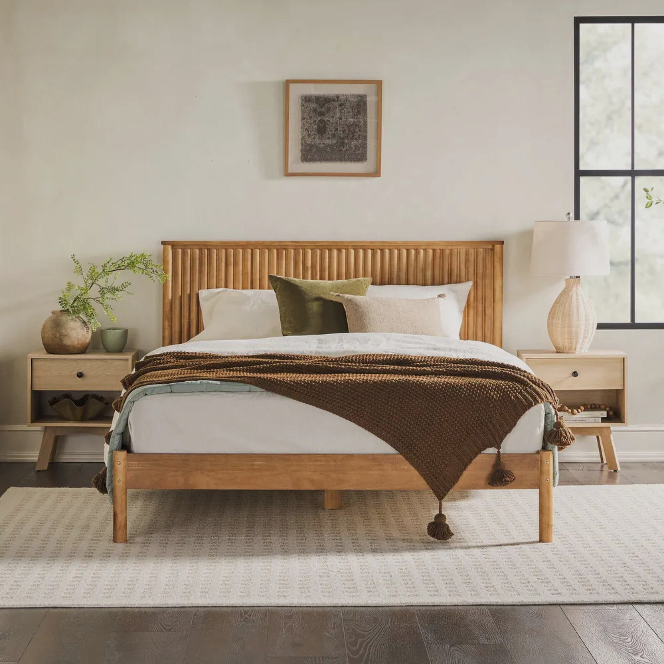 Riwaaz Slatted Bed – Echoes of Simplicity