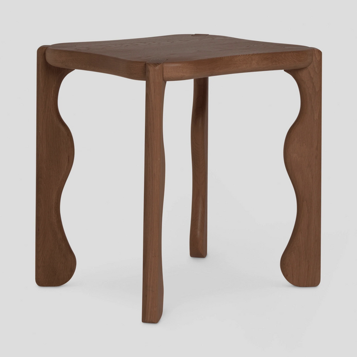 MORAH Side Table – Whimsy in Solid Walnut Form