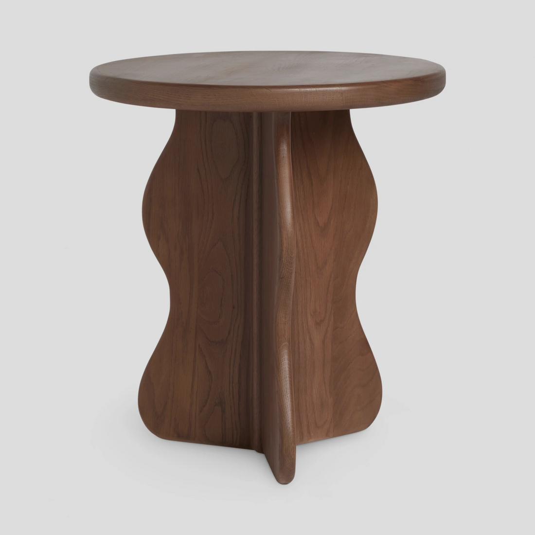 FERA Side Table – Organic Motion in Solid Oak