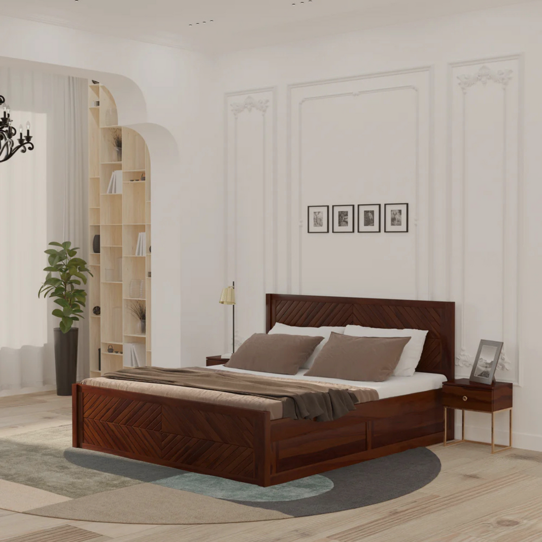 Sable Crest Bed – The Patterned Pause