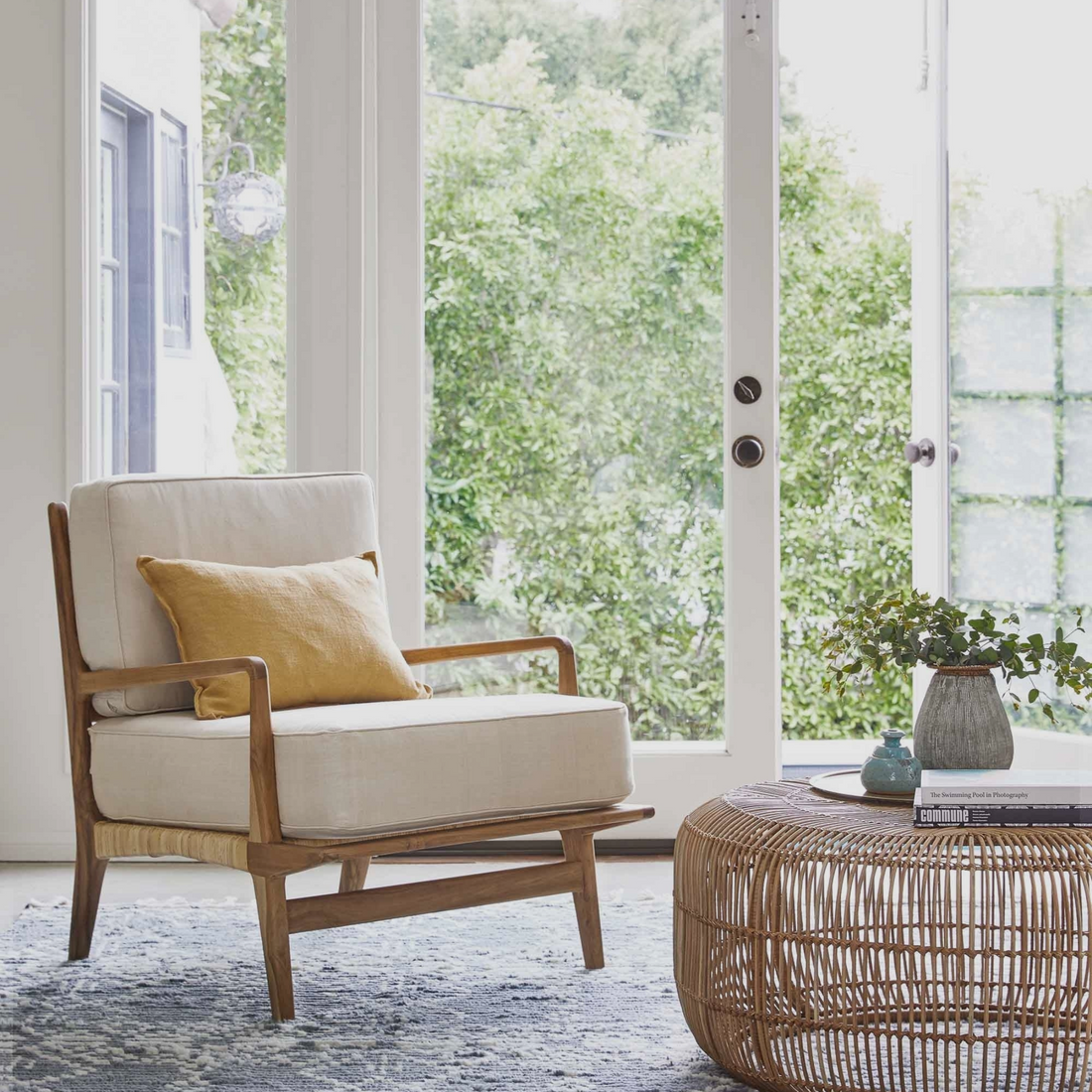 Lennox Teak Lounge Chair