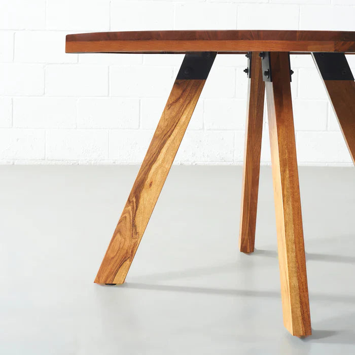 Louisiana Round Dining Table – Solid Acacia Charm