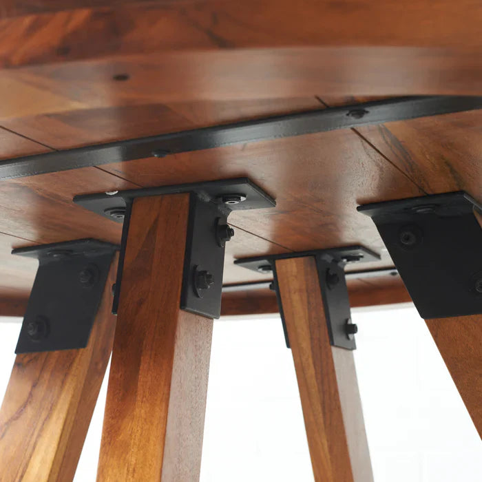 Louisiana Round Dining Table – Solid Acacia Charm