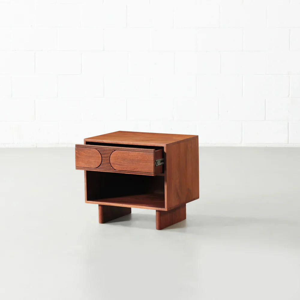 ELLIPSE – Mango Wood Nightstand