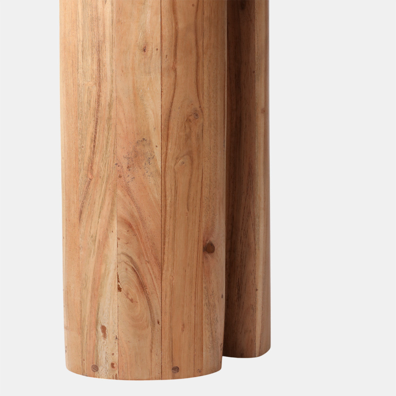 Acacia Curved Leg Console Table – Natural