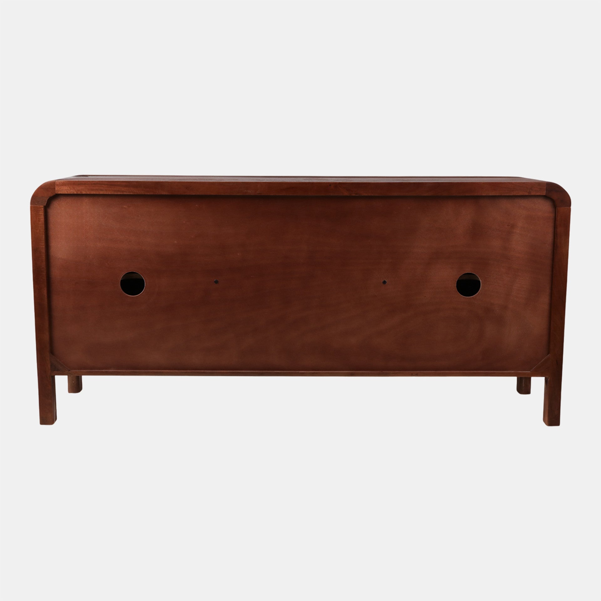 Curved Handle Cabinet – Brown