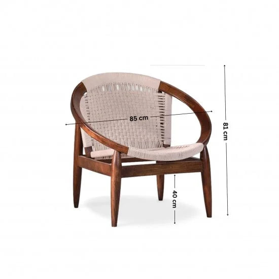 Orbit Woven Accent Chair