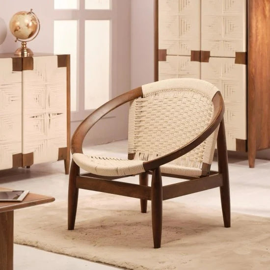 Orbit Woven Accent Chair