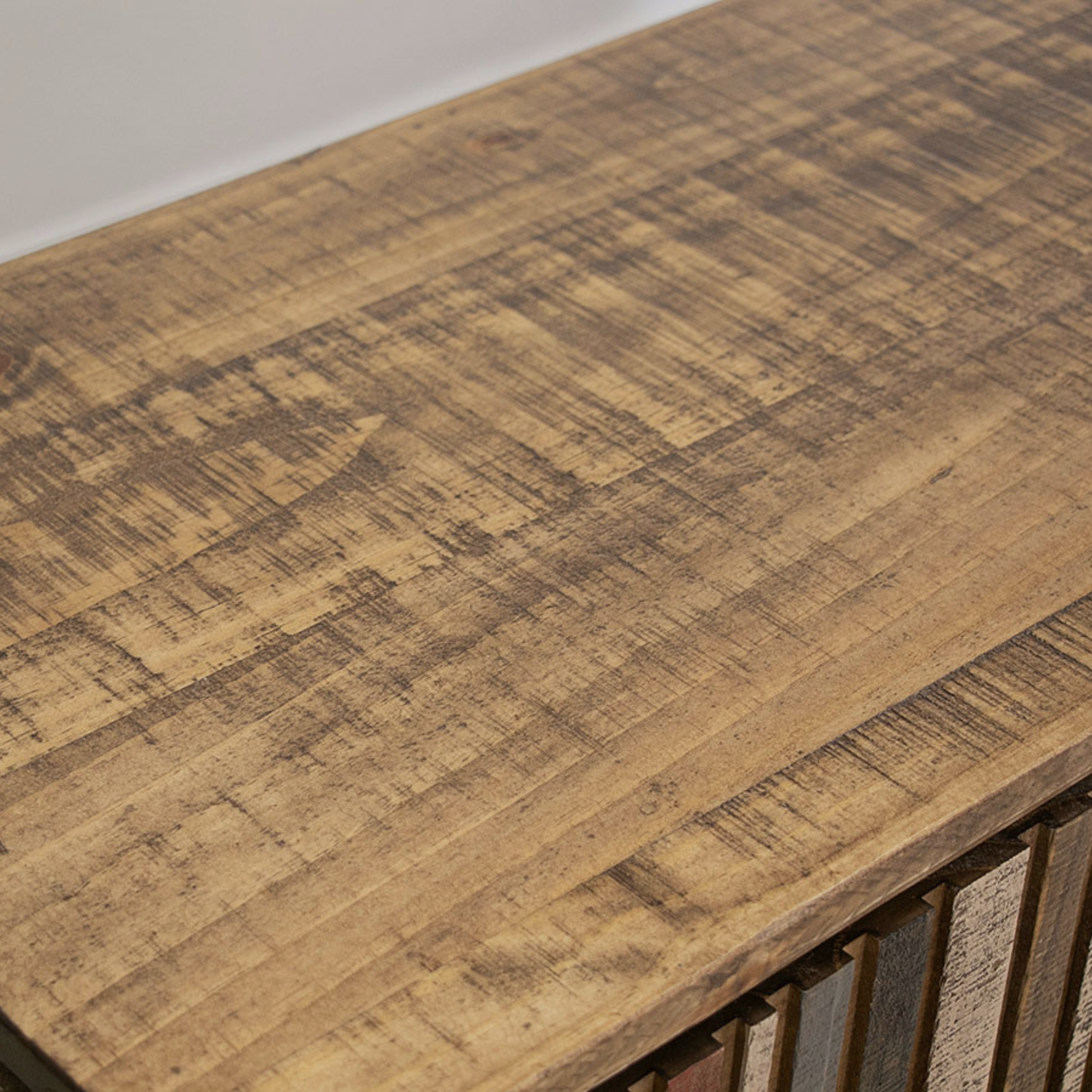 SOLANO Sideboard – Striped Rhythm in Reclaimed Wood
