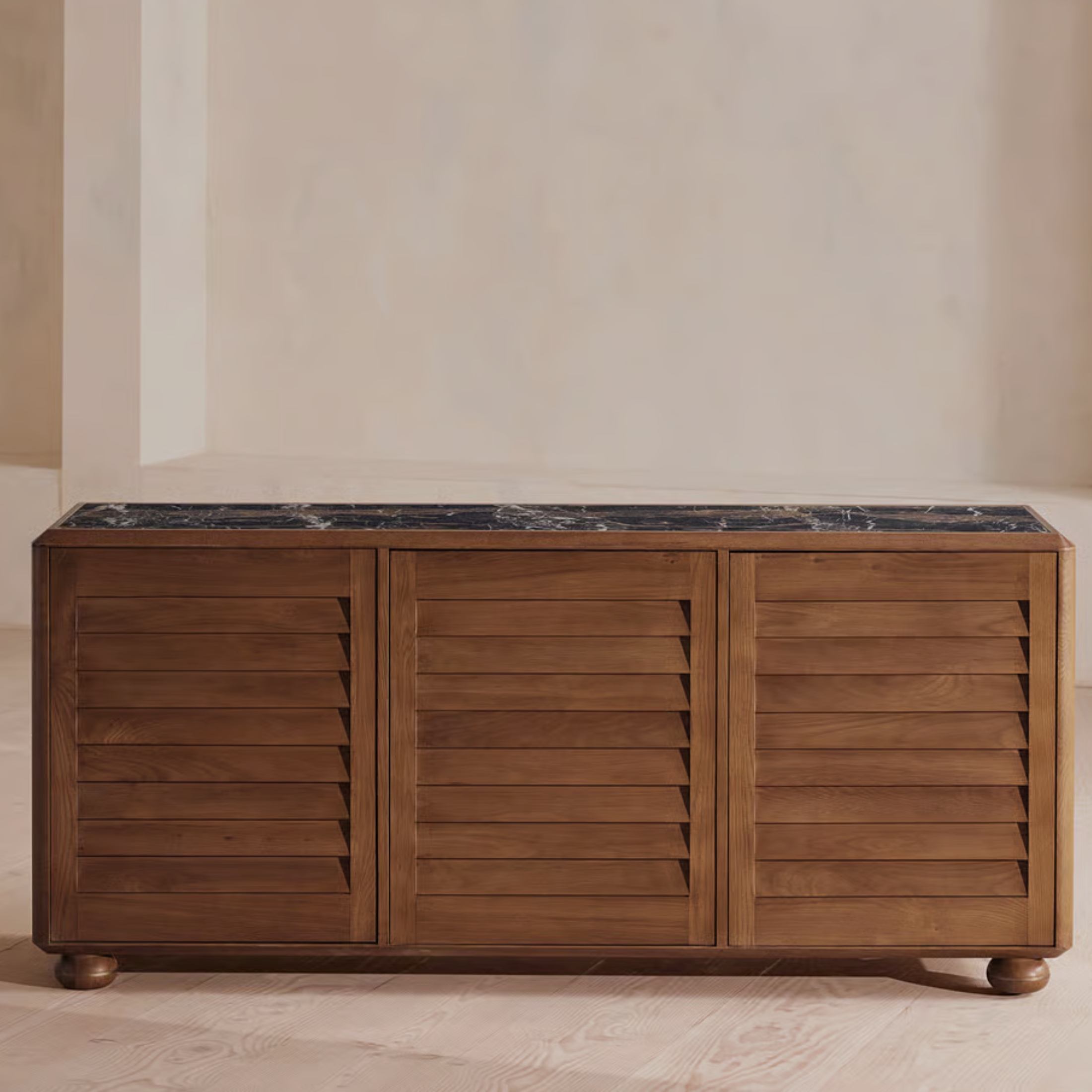 LOMIA Sideboard – Refined Warmth with Natural Contrast