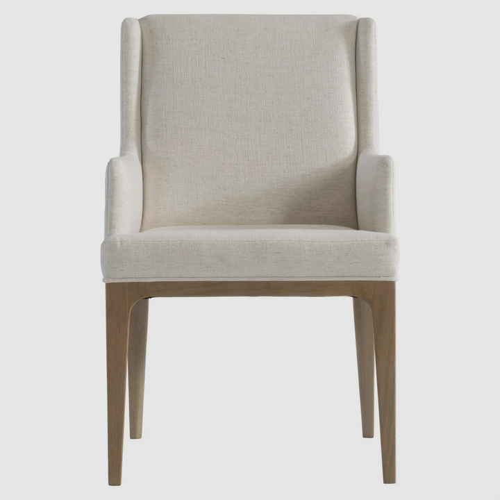 CALDER Upholstered Armchair – Soft Strength in Natural Oak
