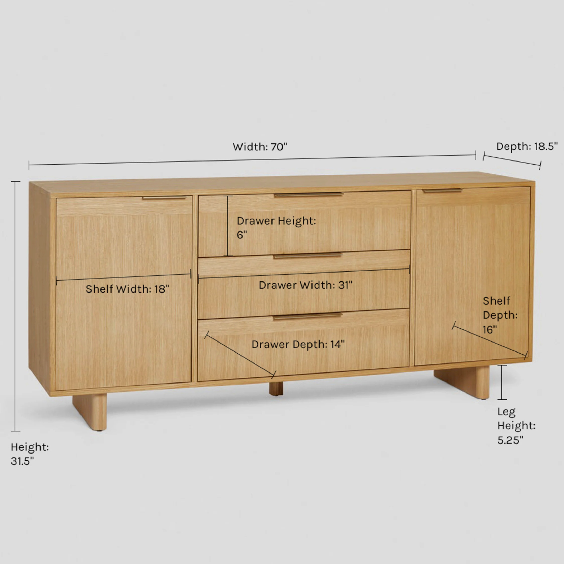 LYRA Sideboard – Minimal Form, Maximum Function