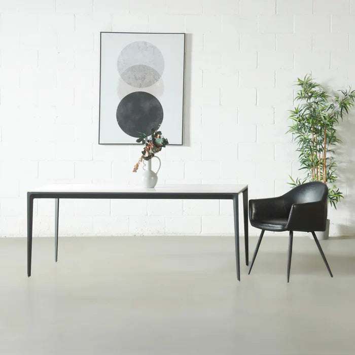 Lisbon Sintered Stone Dining Table – Sleek Durability Meets Modern Style