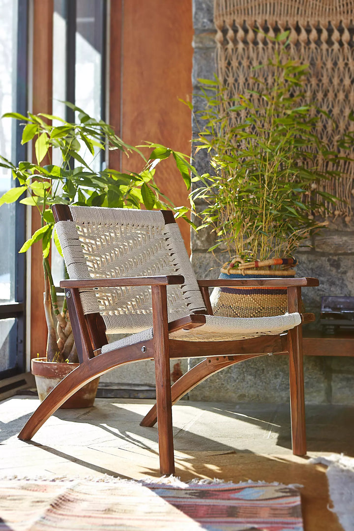 Woven Cord Lounge Chair