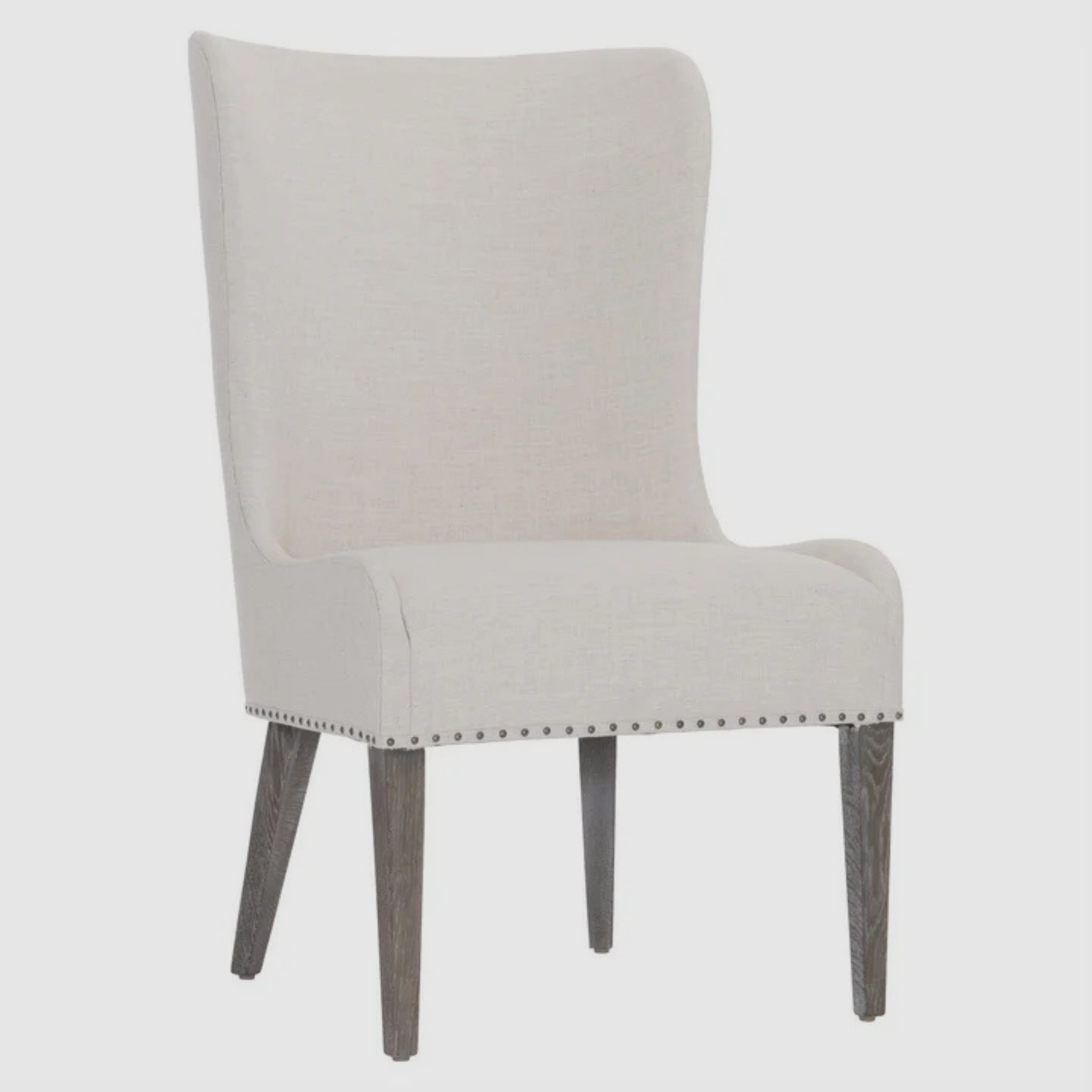 ASTOR Linen Dining Chair – Refined Comfort in Soft Ivory