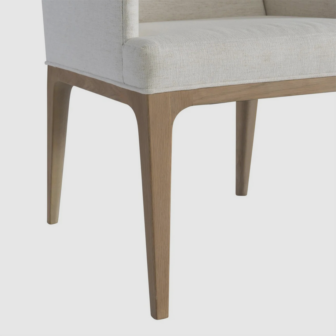 CALDER Upholstered Armchair – Soft Strength in Natural Oak