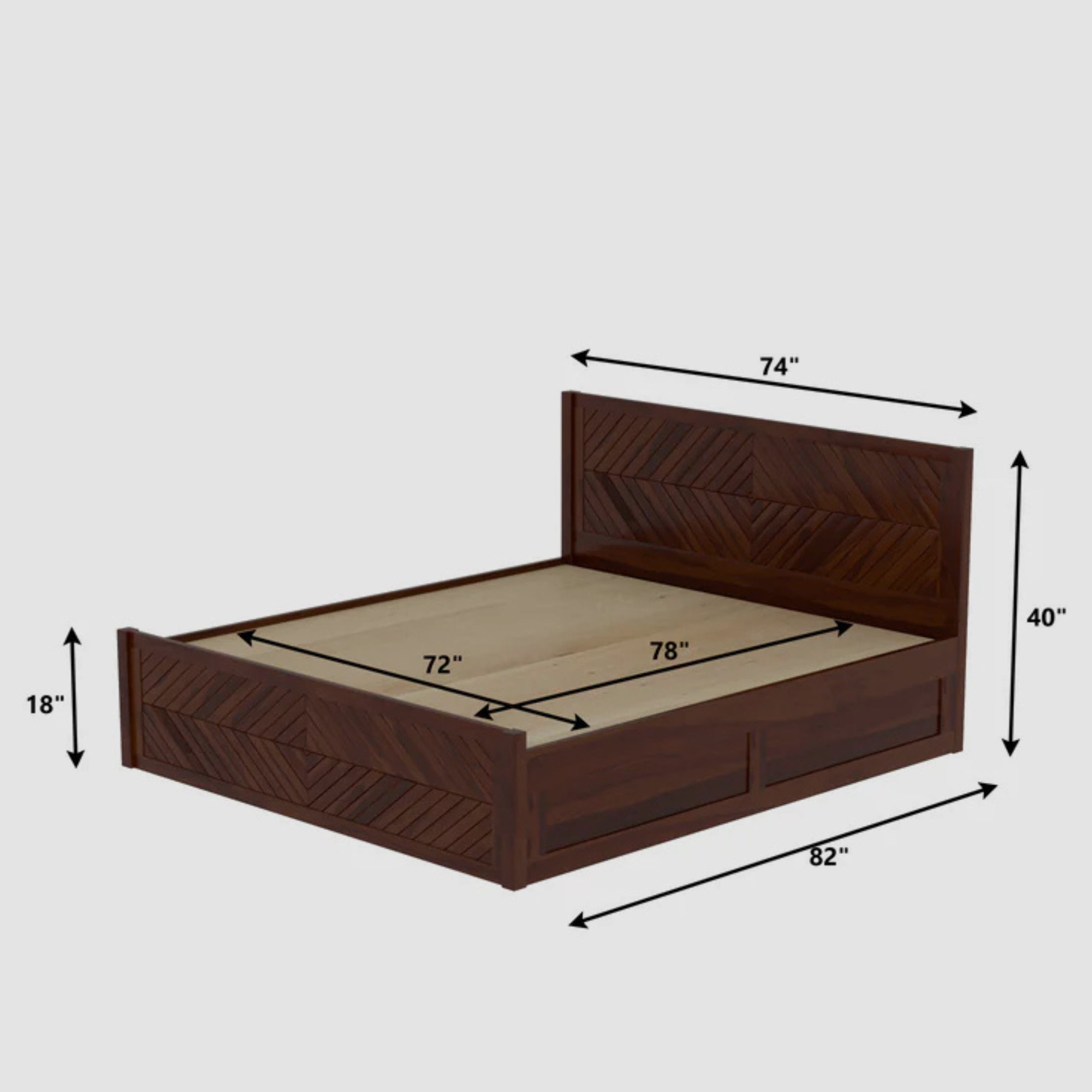 Sable Crest Bed – The Patterned Pause