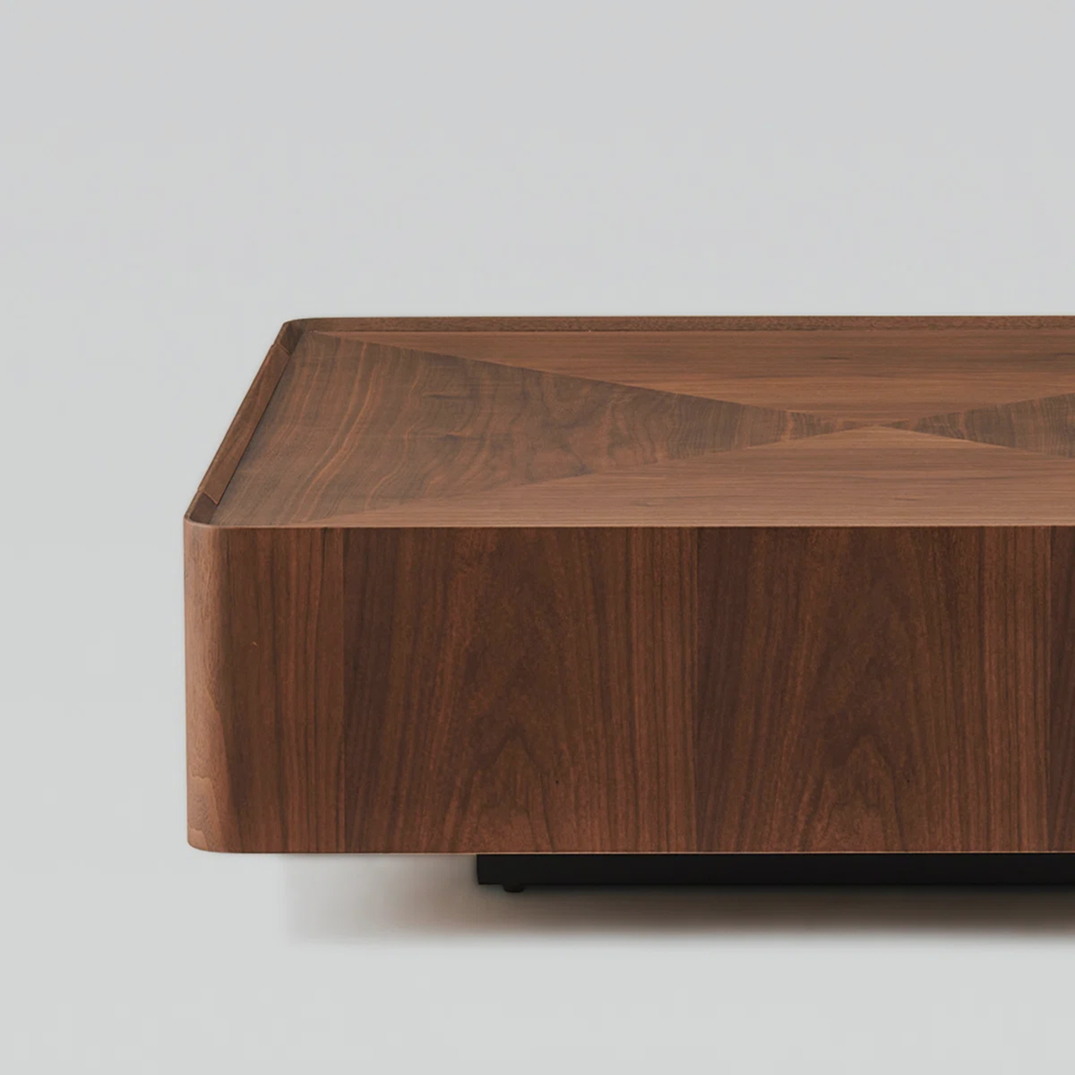 Velmor Coffee Table – Sculpted Warmth in Walnut
