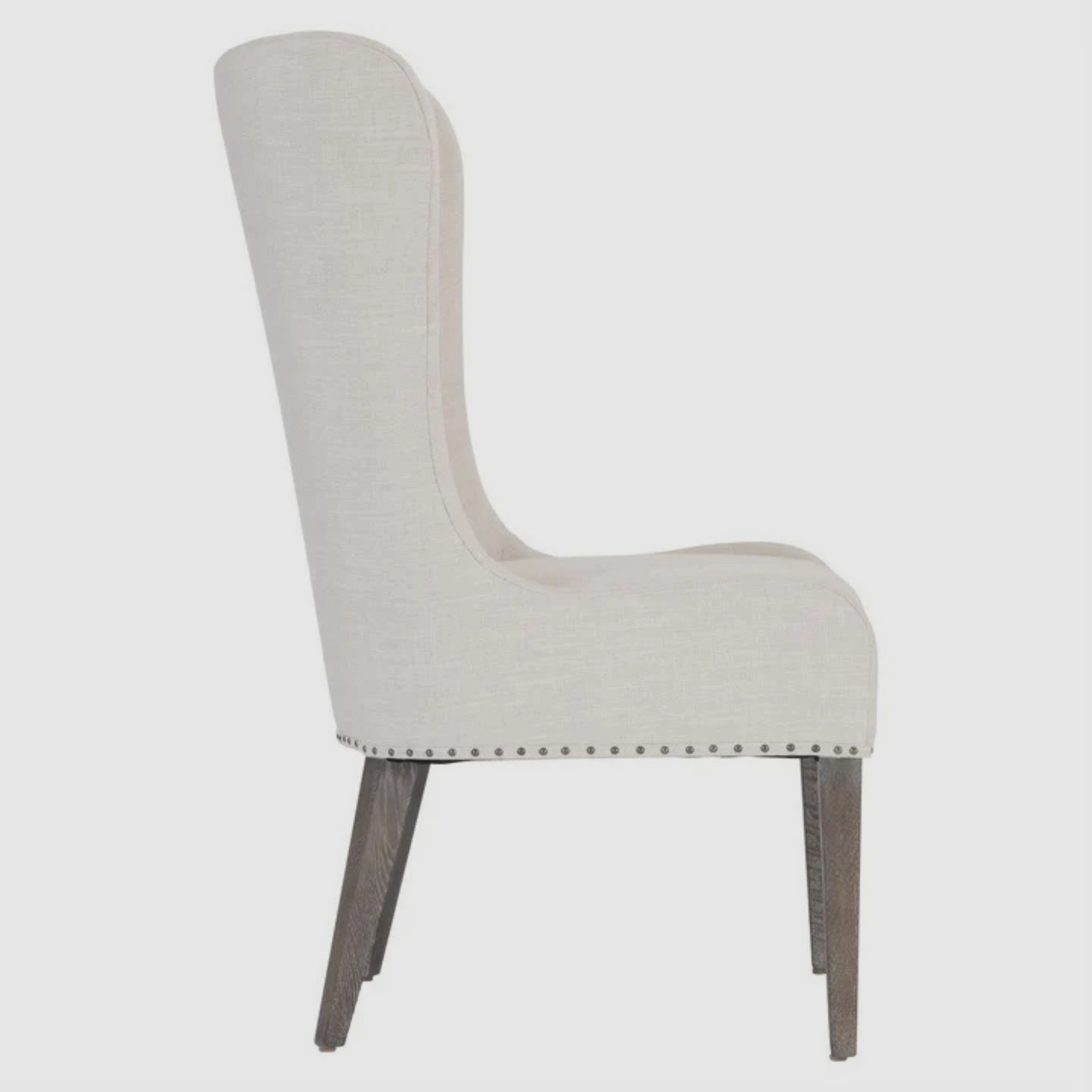 ASTOR Linen Dining Chair – Refined Comfort in Soft Ivory