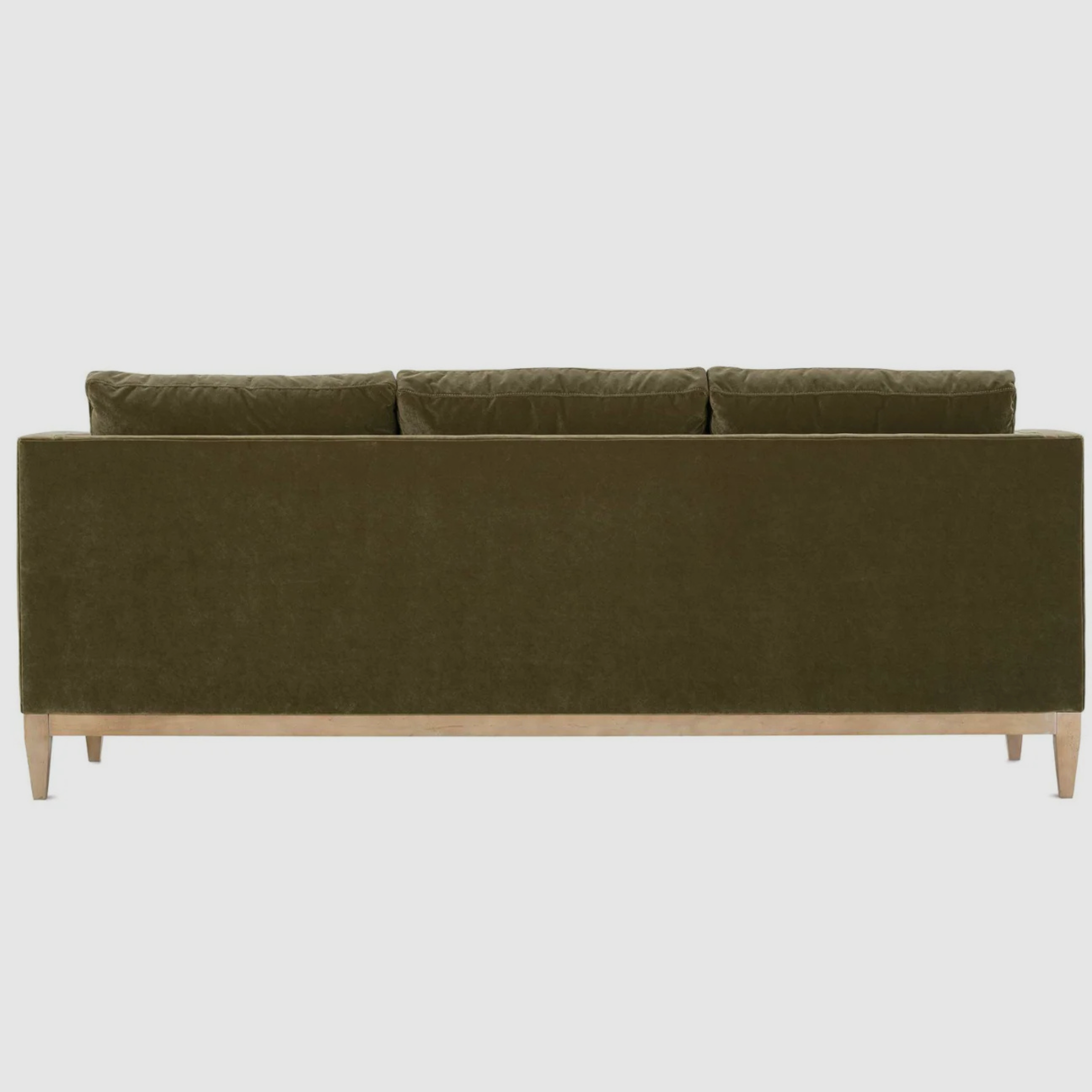 ELLIS Velvet Sofa – Effortless Elegance in Olive Drab