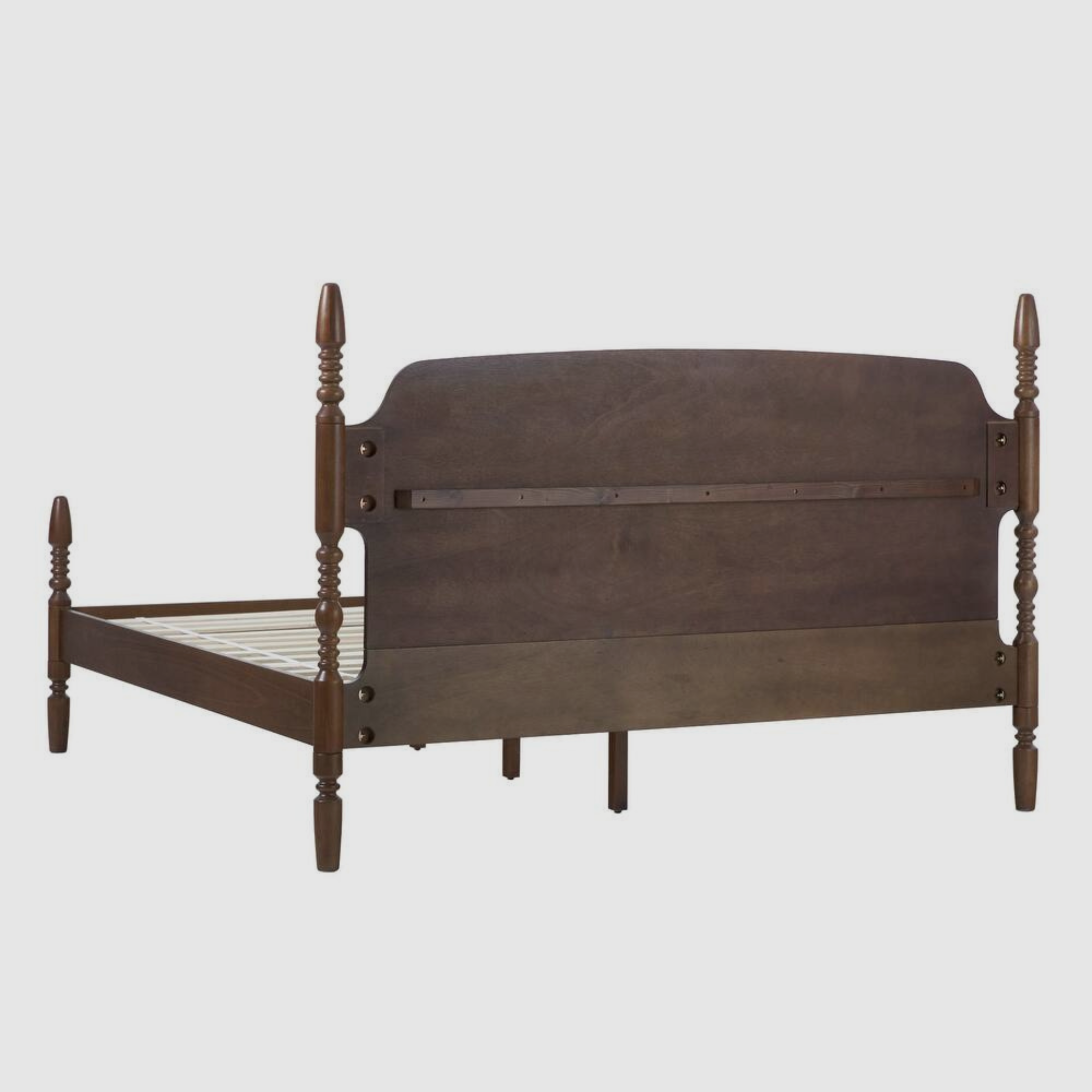 Avira Turnpost Bed – Vintage Walnut