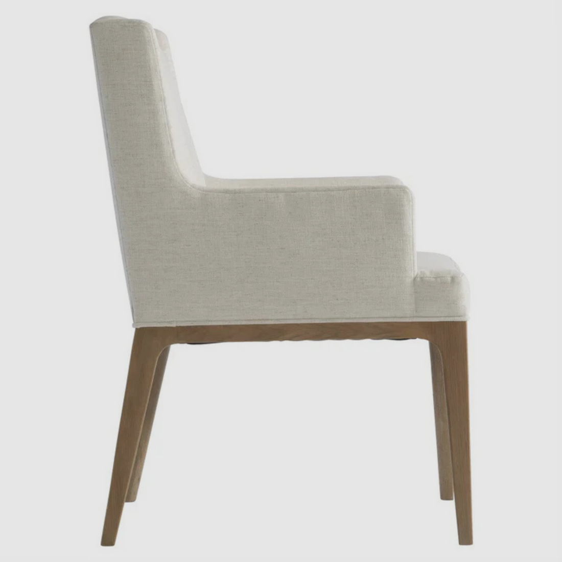 CALDER Upholstered Armchair – Soft Strength in Natural Oak
