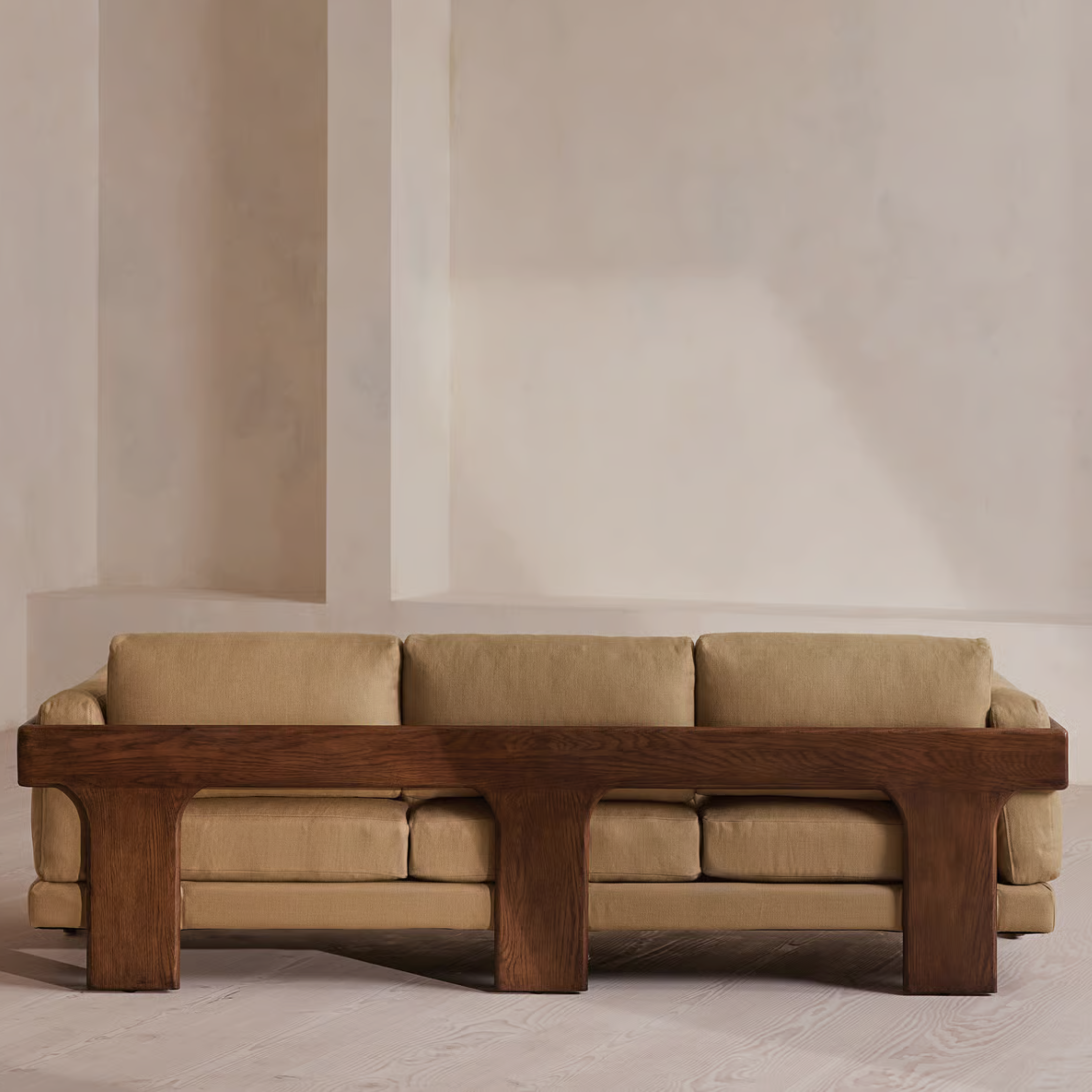 MALMO Sofa – Mid-Century Warmth with Sculptural Detailing