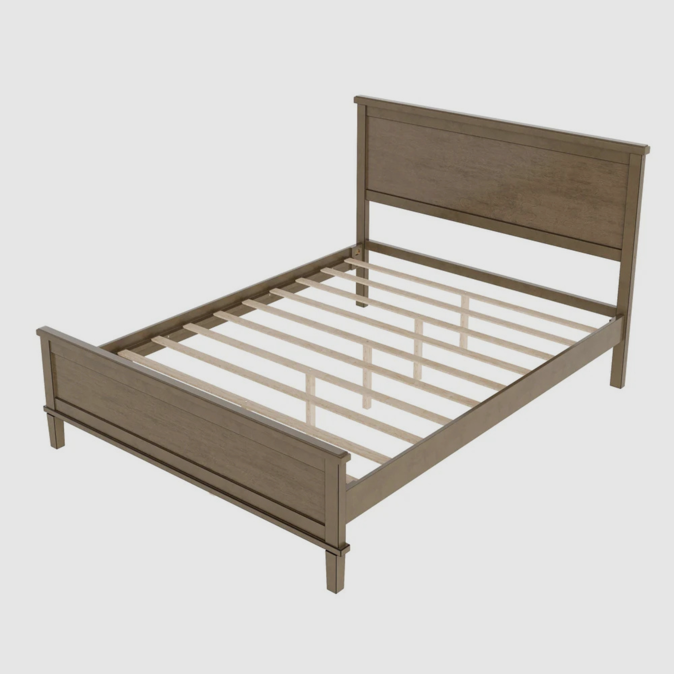 Mira Panel Bed – Dust Oak Mist