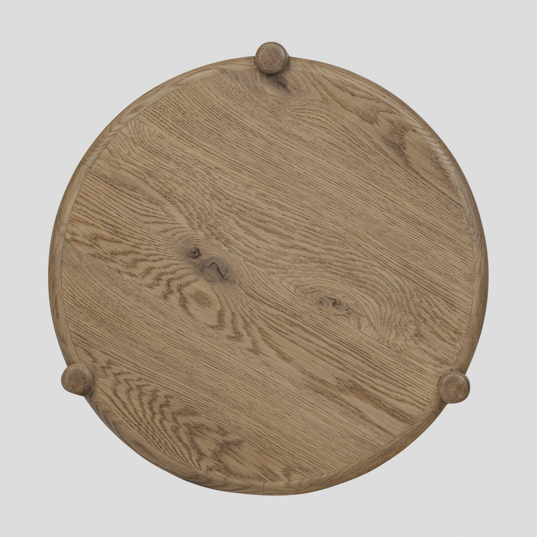 ENLOE End Table – Sculpted Simplicity in Natural Oak