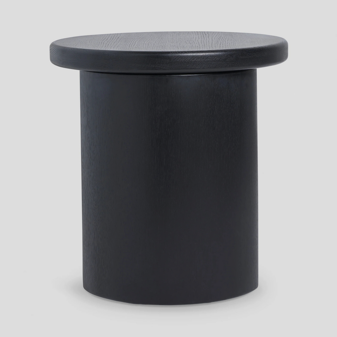 NERO Side Table – Bold Sculpture in Blackened Ash