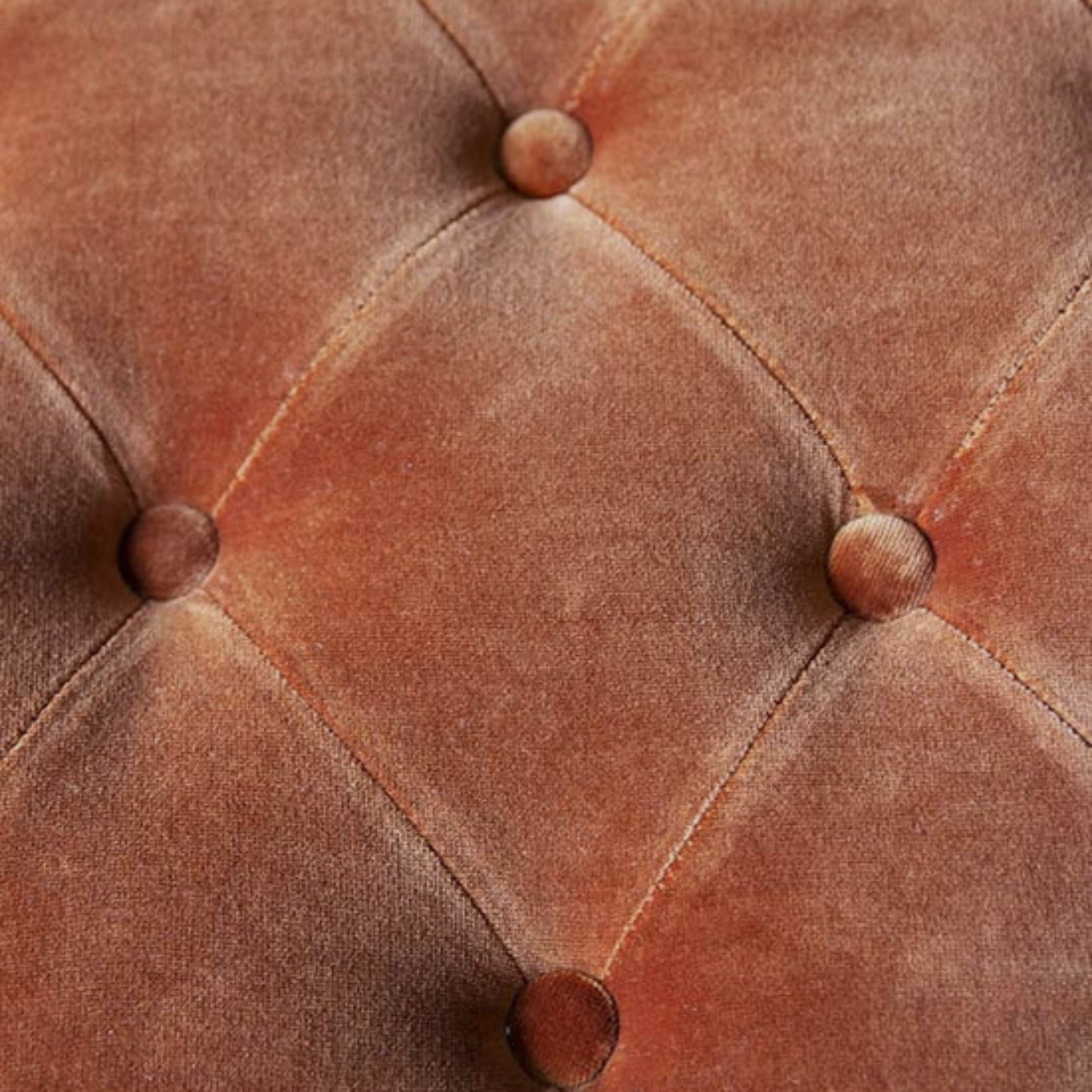 SIENA Tufted Velvet Sofa – Luxe Drama in Burnt Sienna