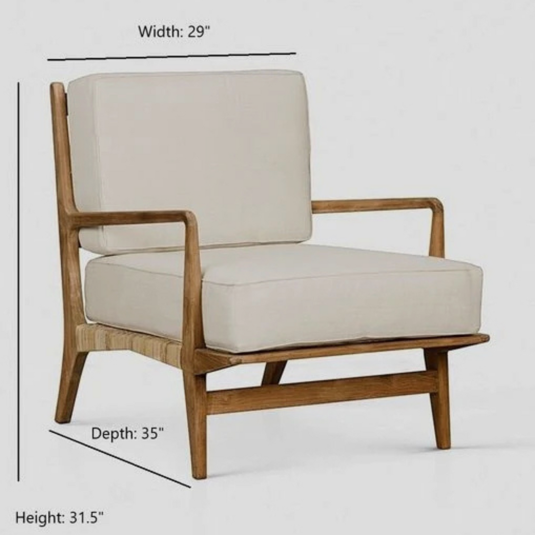 Lennox Teak Lounge Chair