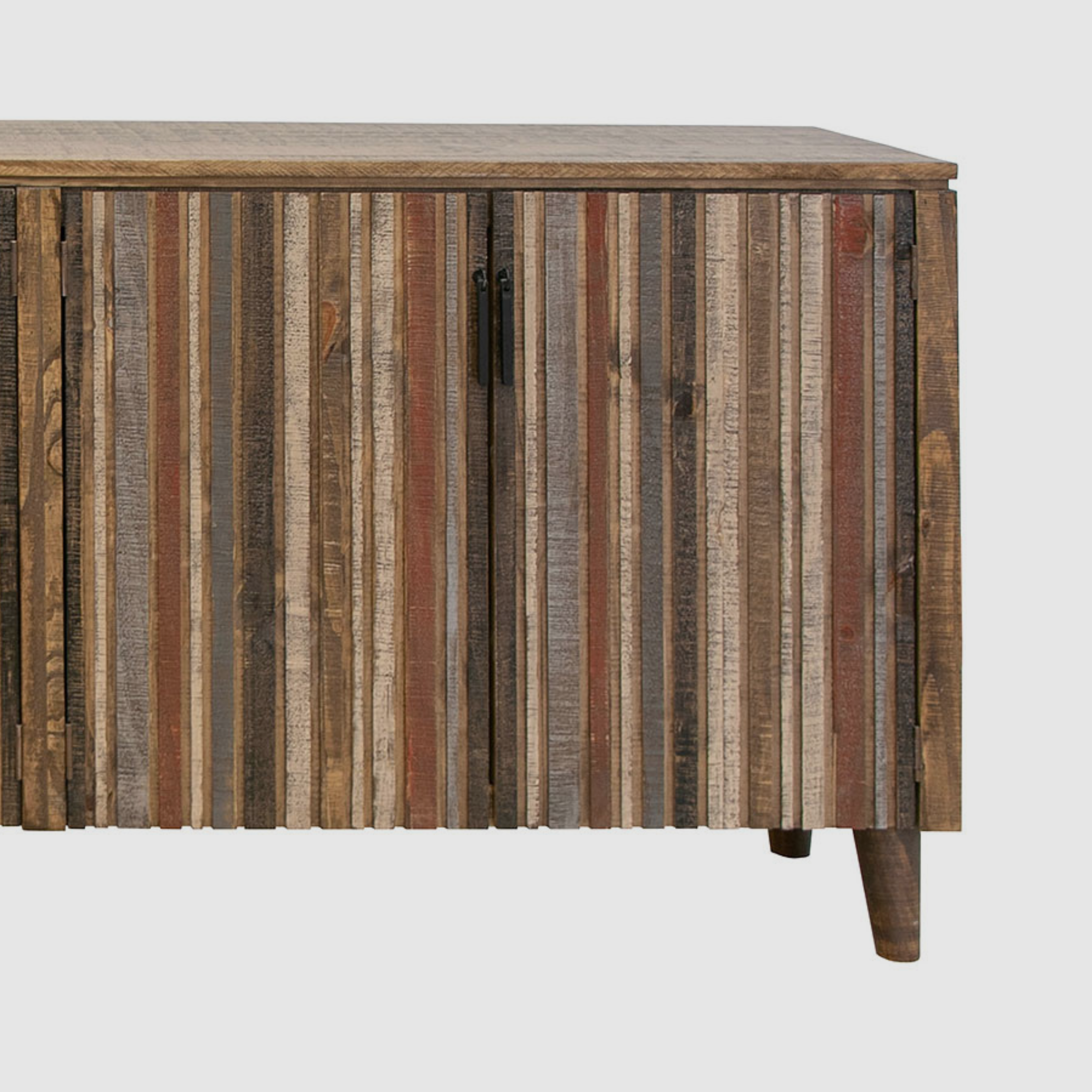 SOLANO Sideboard – Striped Rhythm in Reclaimed Wood