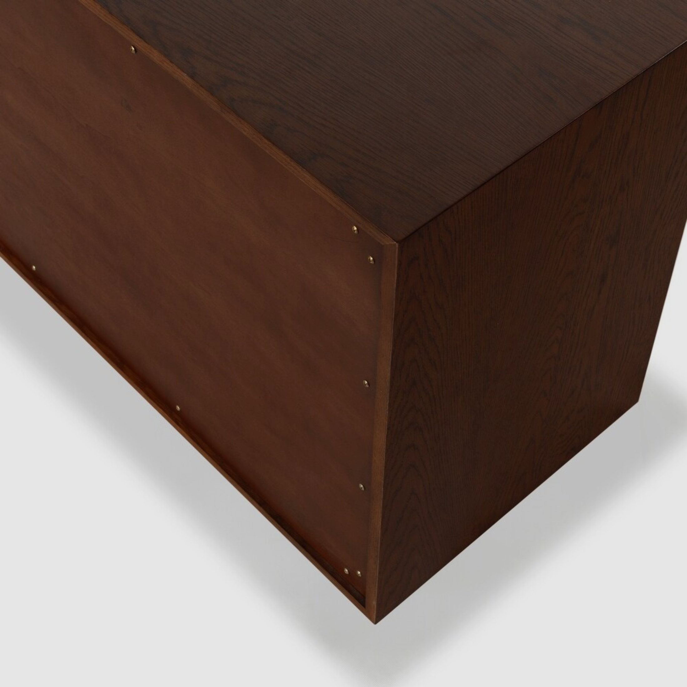 Eros Sideboard – Sculpted Symmetry in Bold Brown