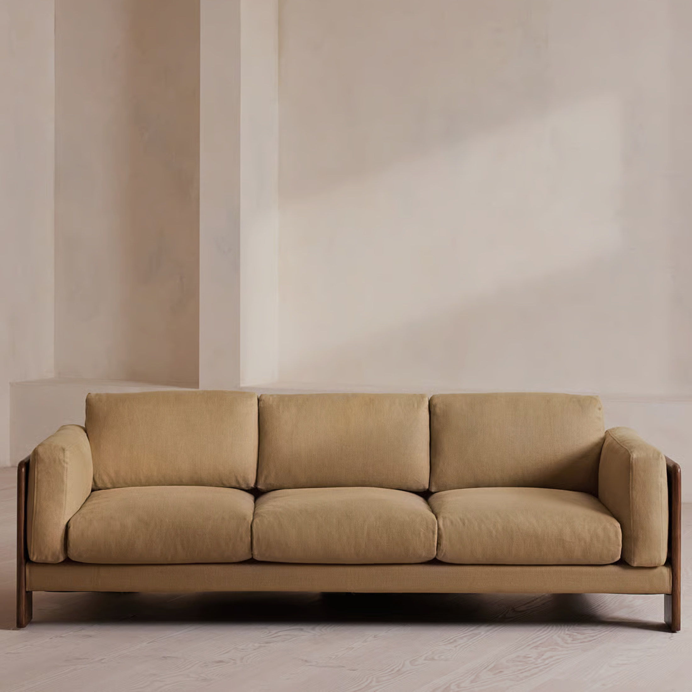 MALMO Sofa – Mid-Century Warmth with Sculptural Detailing