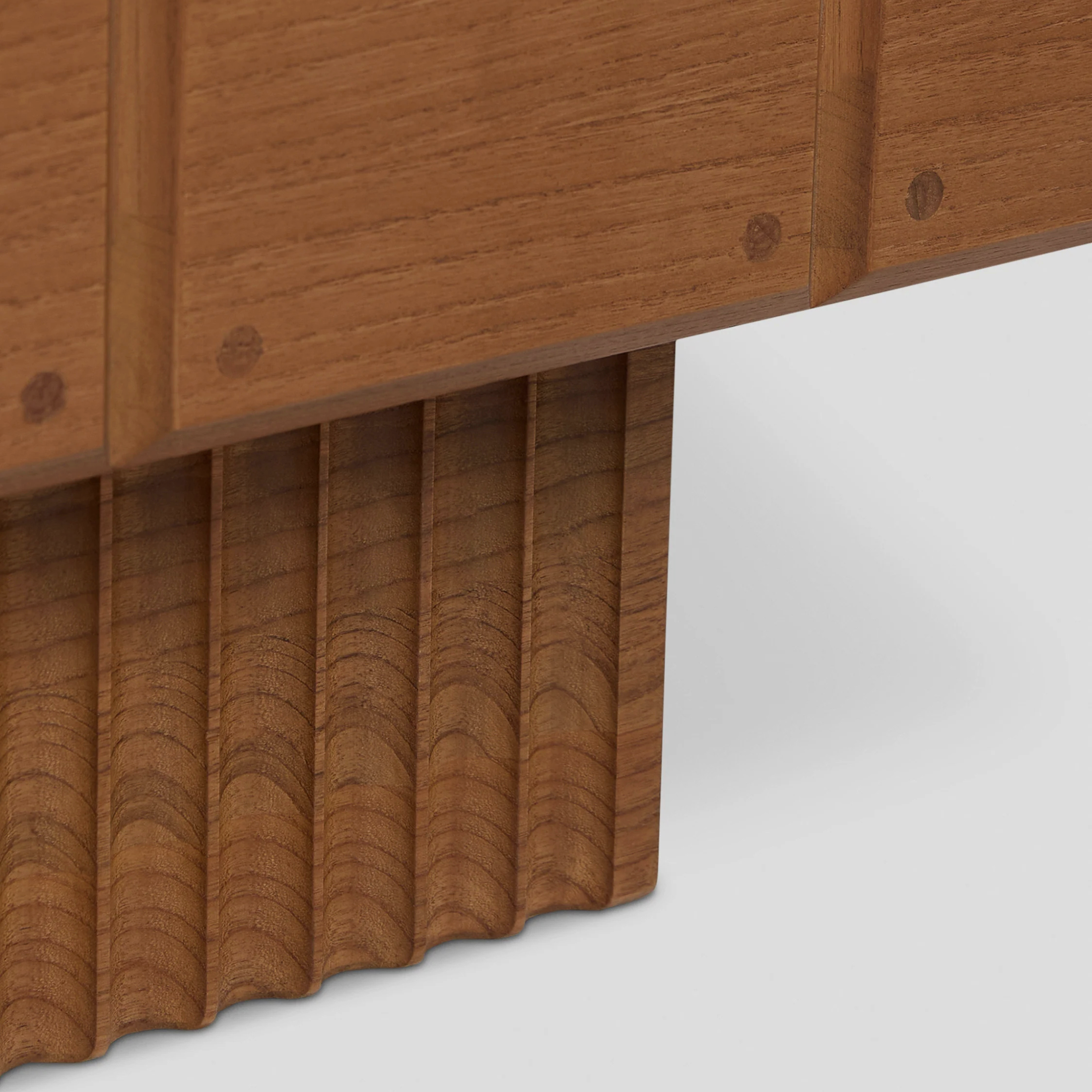 Bront Grid Sideboard – Structured Beauty in Oak