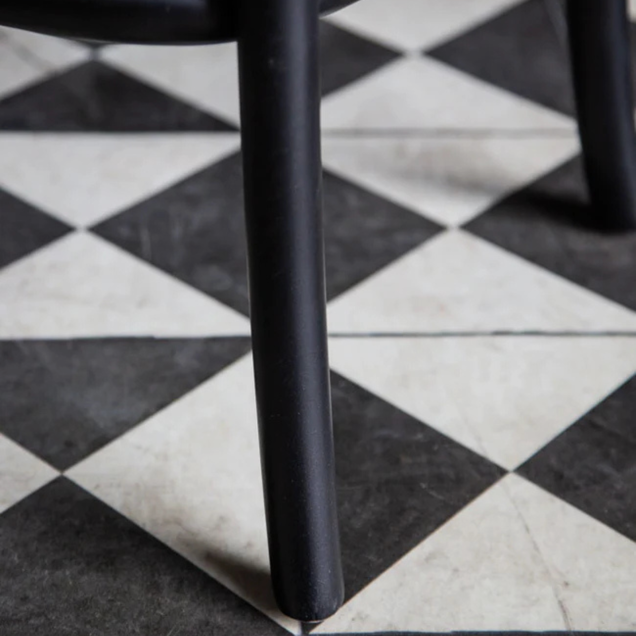 ARLO Bar Stool – Classic Cane in Black and Natural