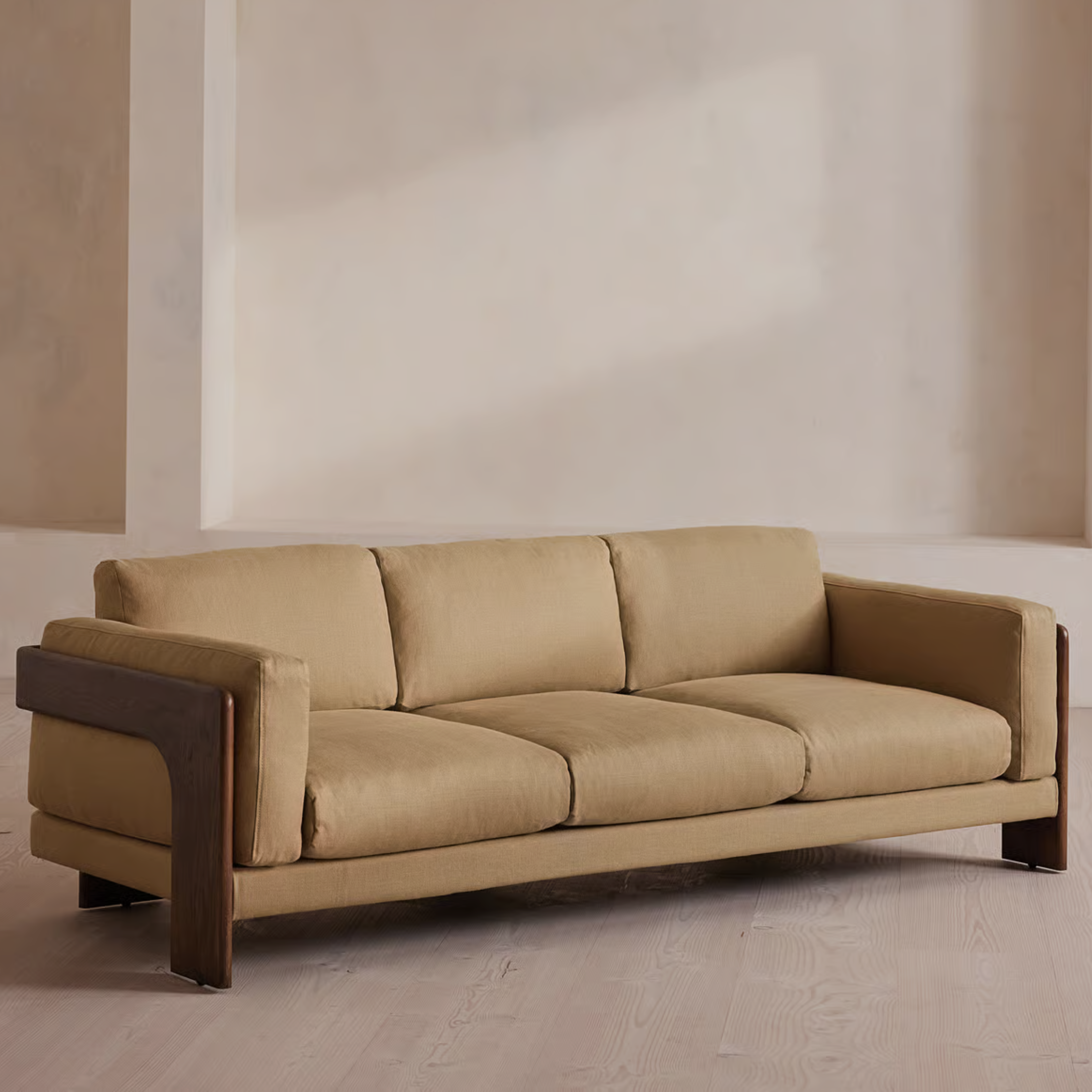 MALMO Sofa – Mid-Century Warmth with Sculptural Detailing