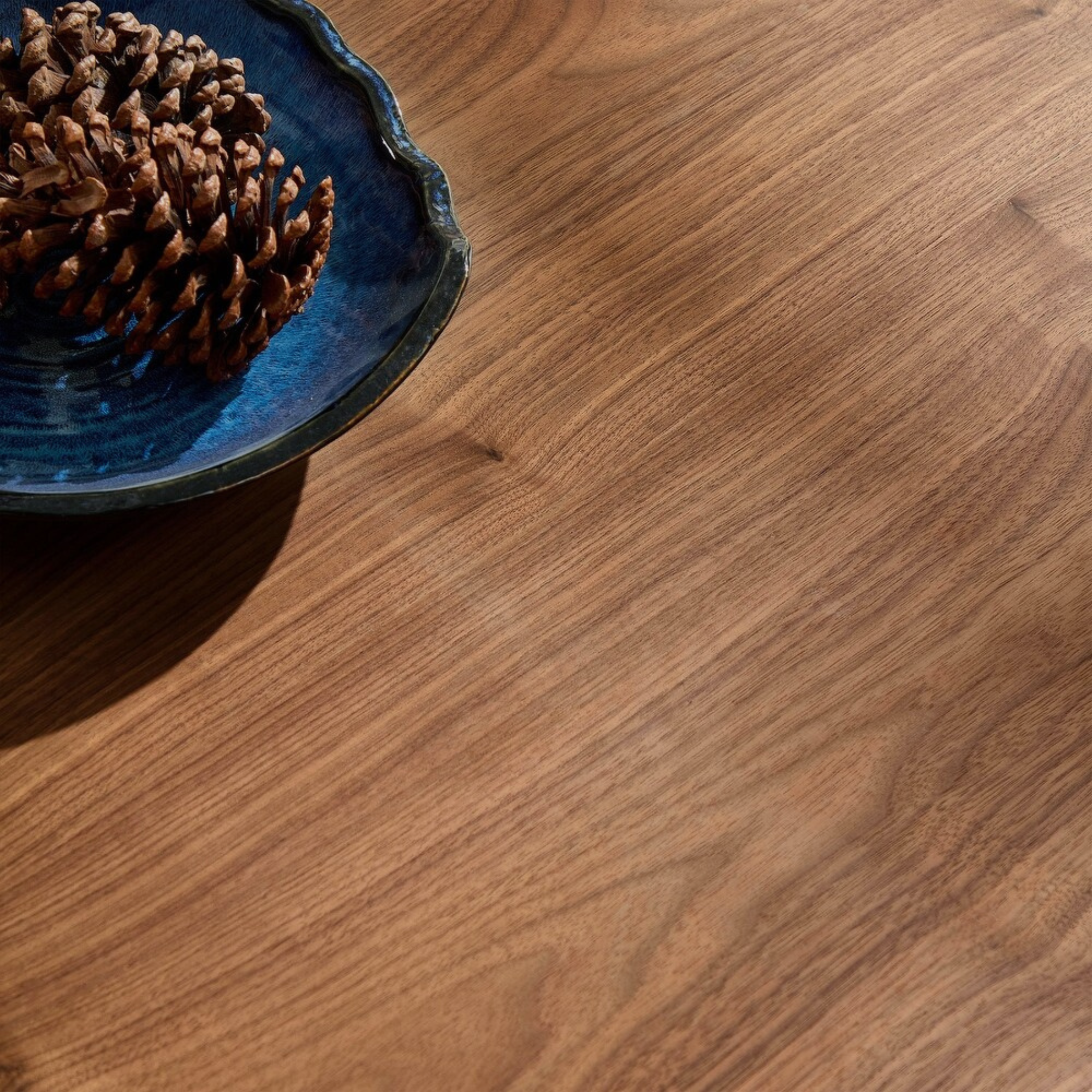 Rivo Coffee Table – Sculpted Boldness in Walnut