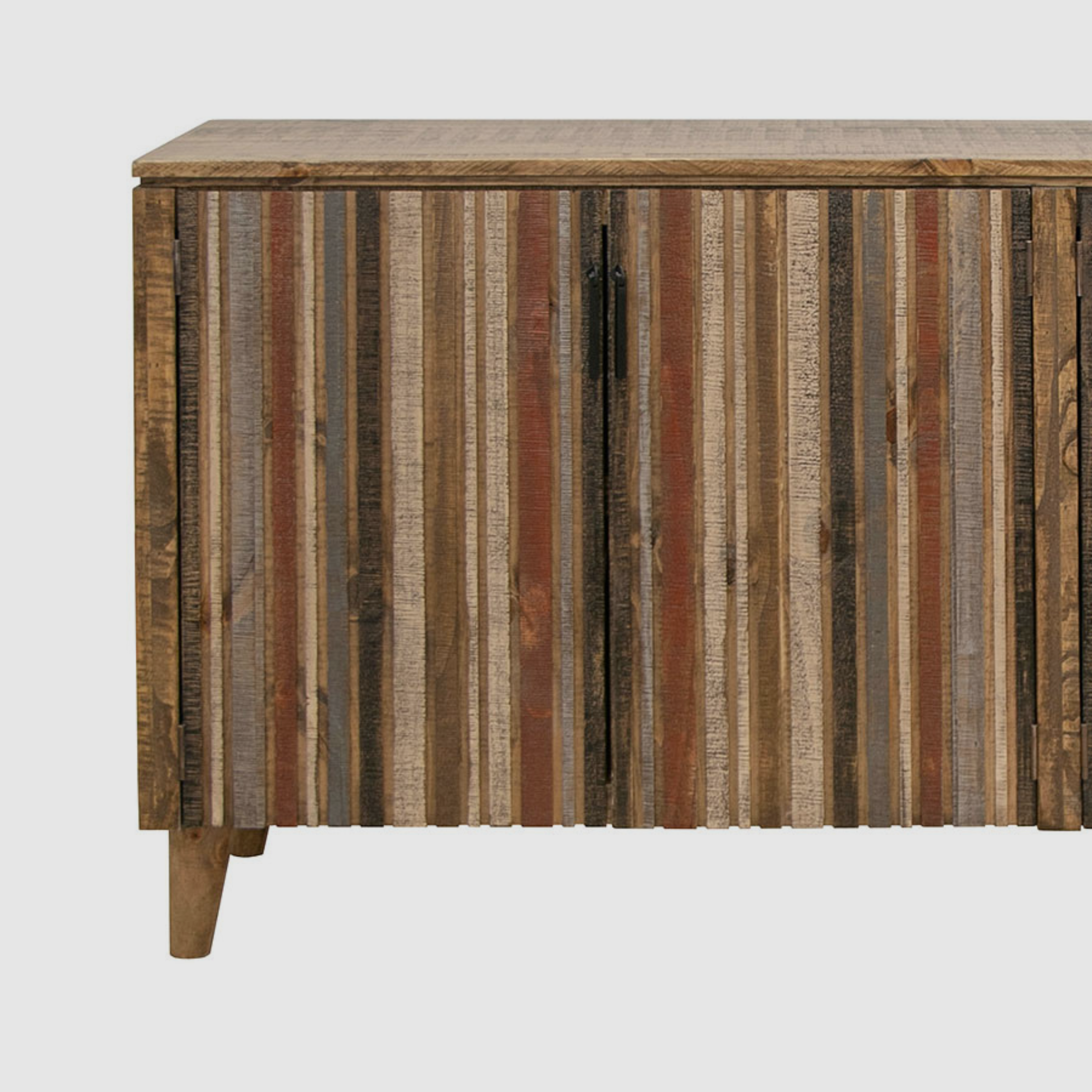 SOLANO Sideboard – Striped Rhythm in Reclaimed Wood