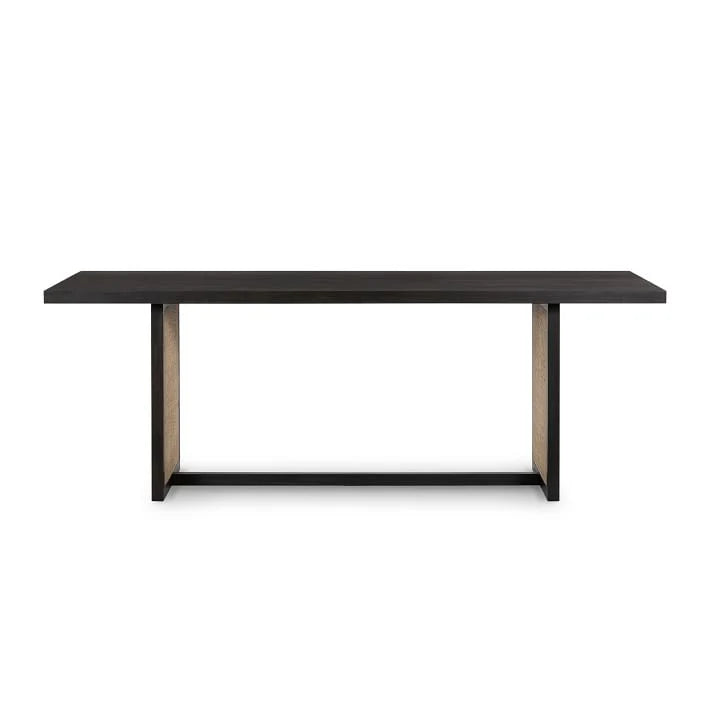 Dennis Woven Dining Table – Coastal Calm in a Whitewashed Finish