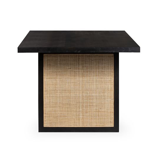 Dennis Woven Dining Table – Coastal Calm in a Whitewashed Finish