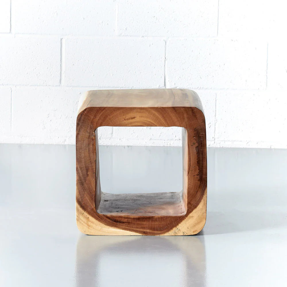 CUBE – Suar Wood Nightstand